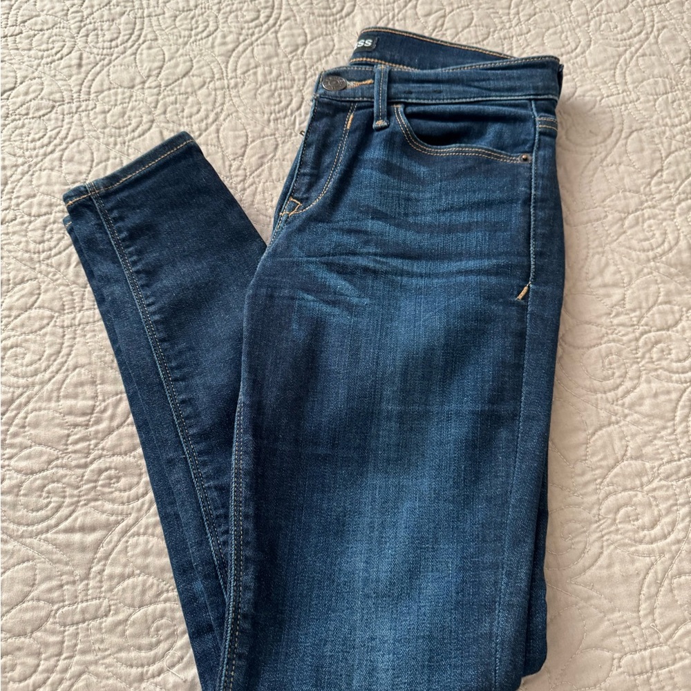 Express Dark Blue Ankle Jeans/Leggings Size 2